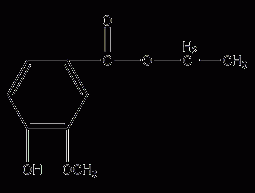 Structure formula of ethyl vanillate