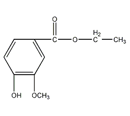 Structure formula of ethyl vanillate