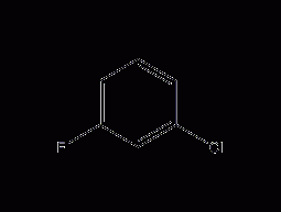 3-chlorofluorobenzene structural formula
