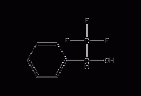 1-phenyl-2,2,2-trifluoroethanol structural formula