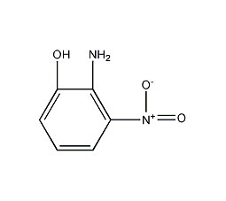 2-amino-3-nitrophenol structural formula