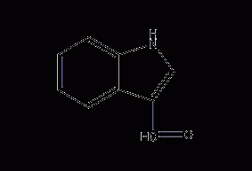 Indole-3-carboxaldehyde structural formula