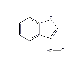 Indole-3-carboxaldehyde structural formula