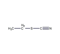 Ethyl thiocyanate structural formula