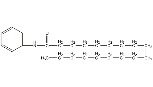 Stearoyl anilide structural formula