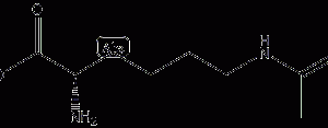 Nε-acetyl L-lysine structural formula