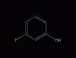Meta-iodophenol structural formula