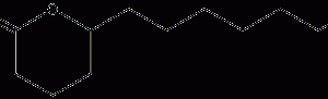 δ-dodecyl lactone structural formula