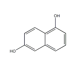 1,6-dihydroxynaphthalene structural formula