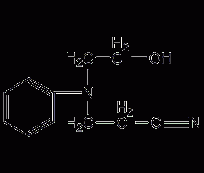 N-(2-cyanoethyl)-N-(2-hydroxyethyl)aniline structural formula