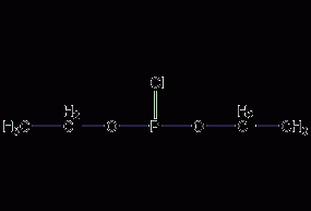 Structural formula of diethyl chlorophosphite