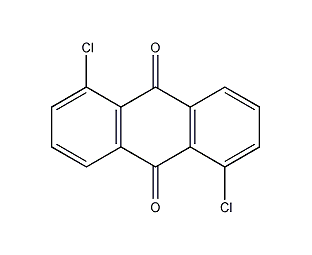 1,5-Dichloroanthraquinone structural formula