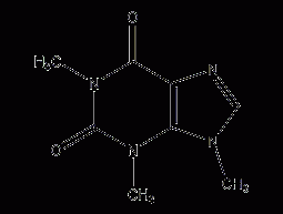 1,3,9-tetramethylxanthine structural formula