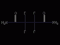 2,2,3,3-tetrafluorosuccinamide structural formula