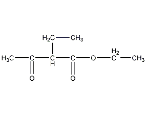 2-Ethyl acetoacetate ethyl ester structural formula