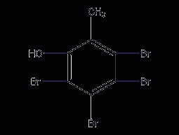 3,4,5,6-tetrabromo-o-cresol structural formula