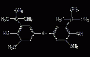 4,4'-Thiobis(6-tert-butyl orthophenol) structural formula
