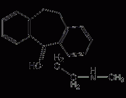 Nortriptyline structural formula
