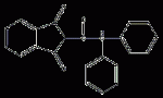 Diphenylindone structural formula