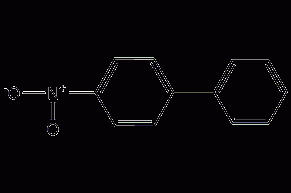 4-Nitrobiphenyl Structural Formula